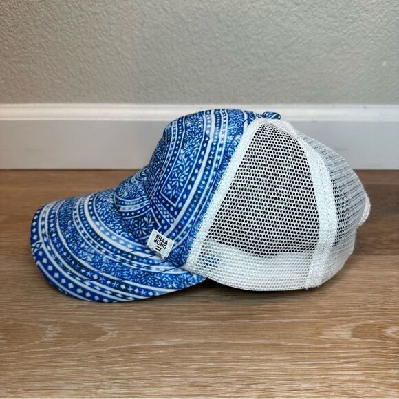 Billabong Blue Printed Mesh Snapback Women’s Hat - Picture 2 of 11